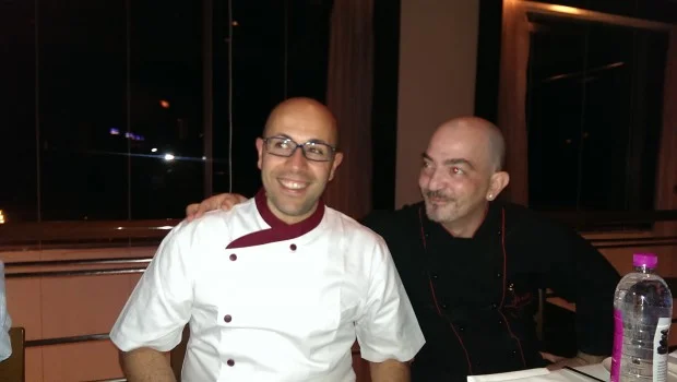 Chef Pasqualino and Chef Davide @ Mezzo Mezzo, JW Marriott