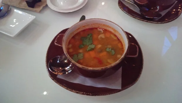 Tom Yum Hed Soup @ O:h Cha, Lower Parel