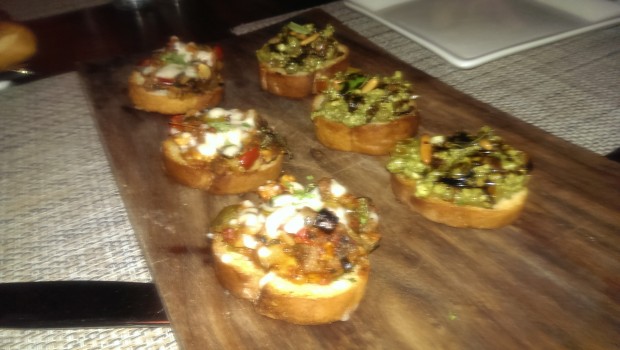 Assorted Crostini (Jain) @ Ristorante Prego, Nariman Point