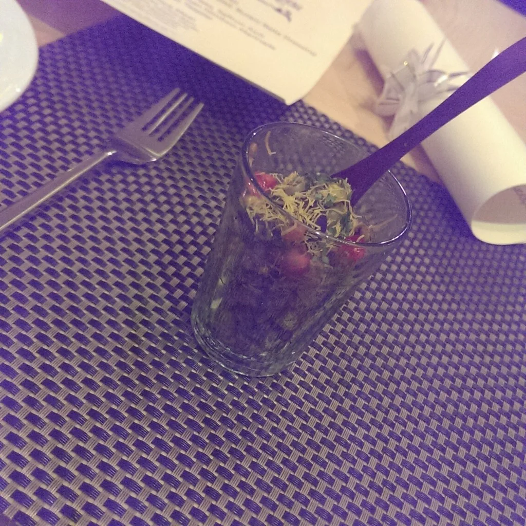 Pickled Olive Bhel @ Punjab Grill, Andheri