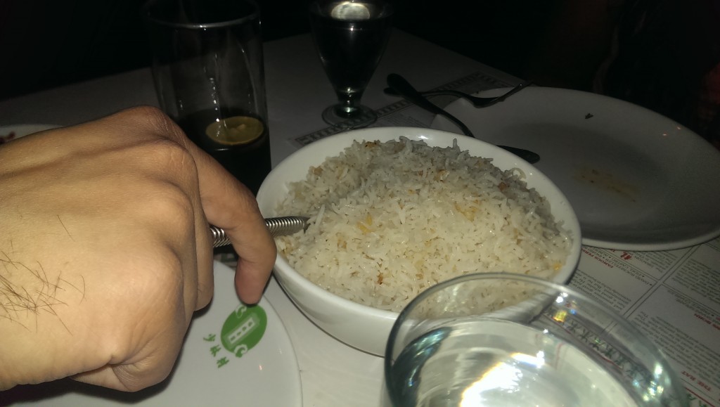 Burnt garlic fried rice @ China Garden, Kemps Corner