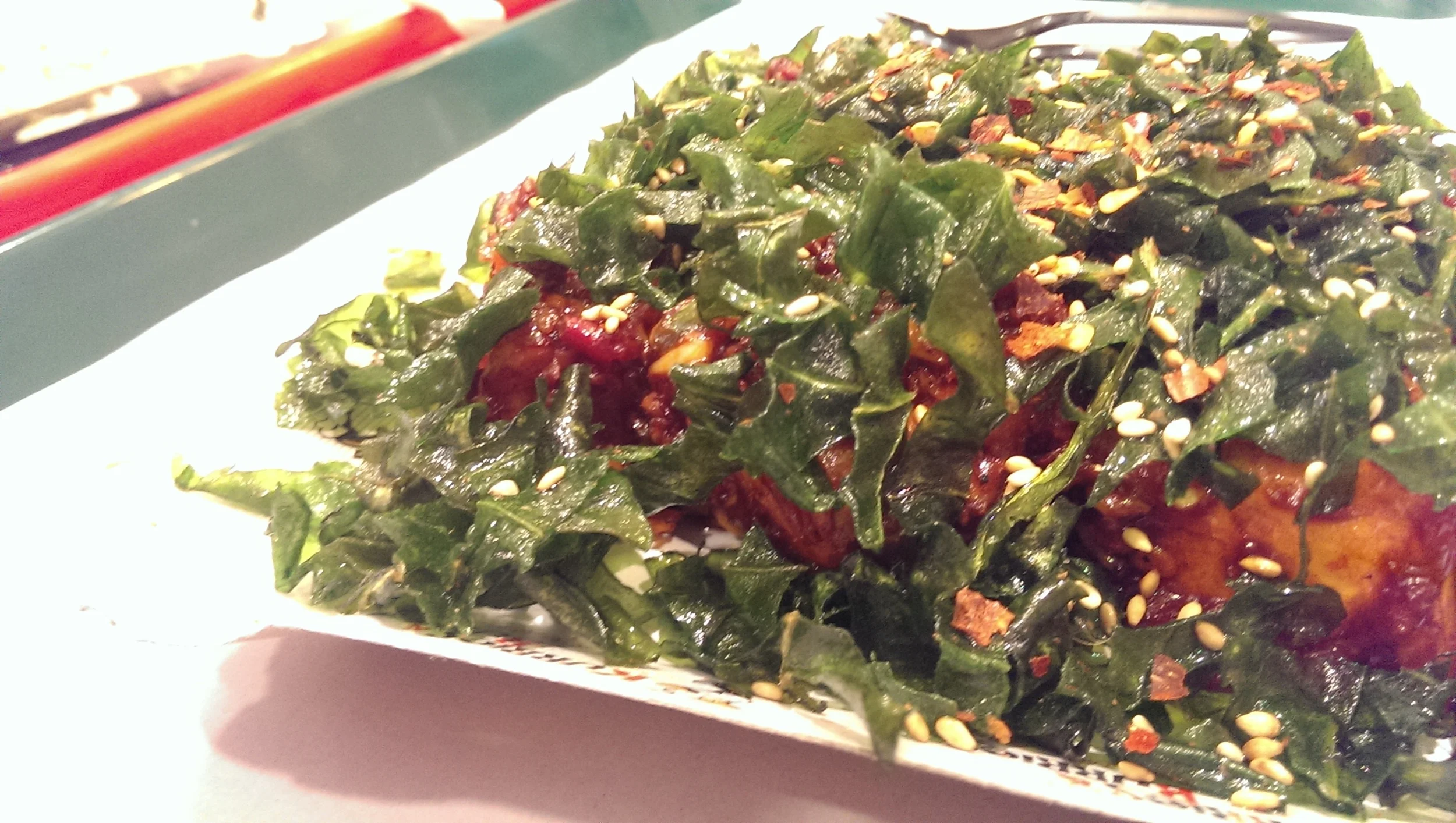 Paneer in Crackling Spinach @ Kurries and Burries