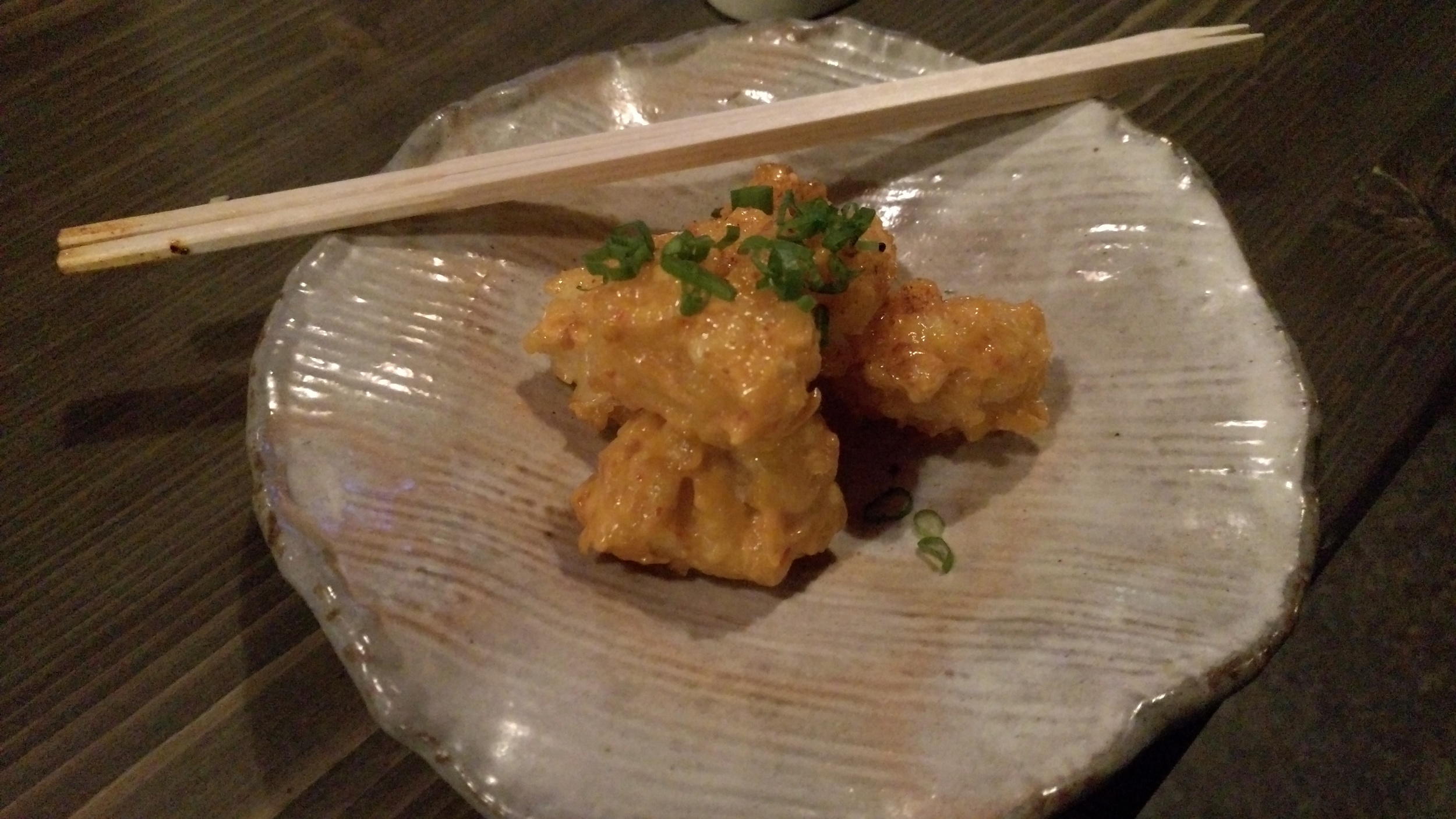 Rock Corn in Spicy Creamy Sauce