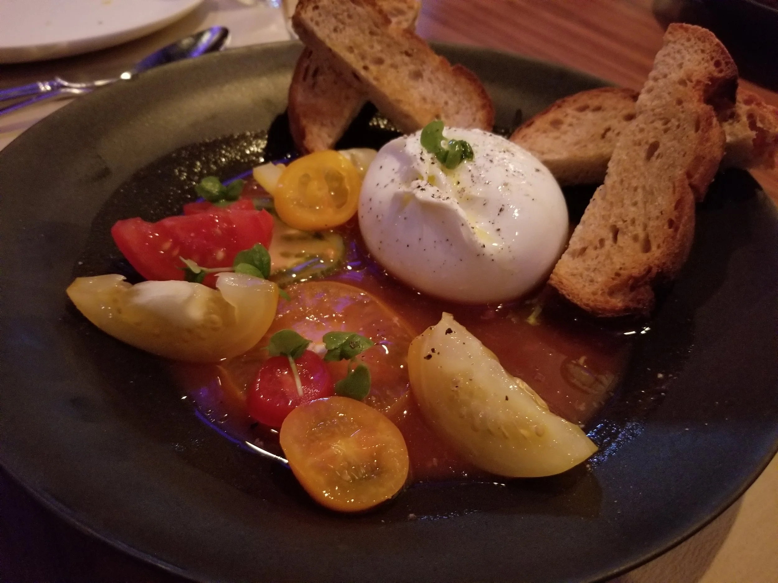 Burrata and Tomato Salad