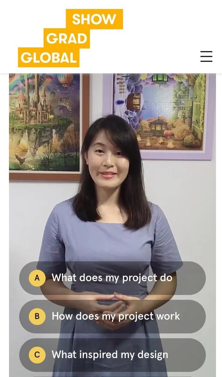 Delia is featured on Global Grad Show 2020!