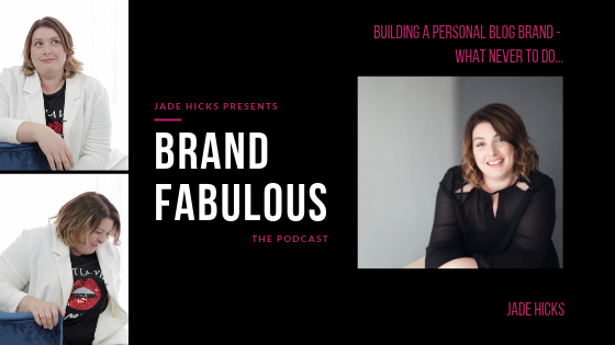 Building a personal Blog Brand - What NEVER to do...