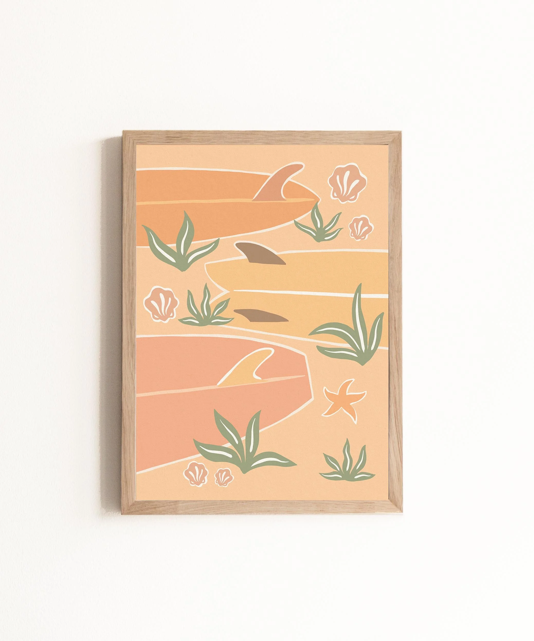 Beach Surfboards Print