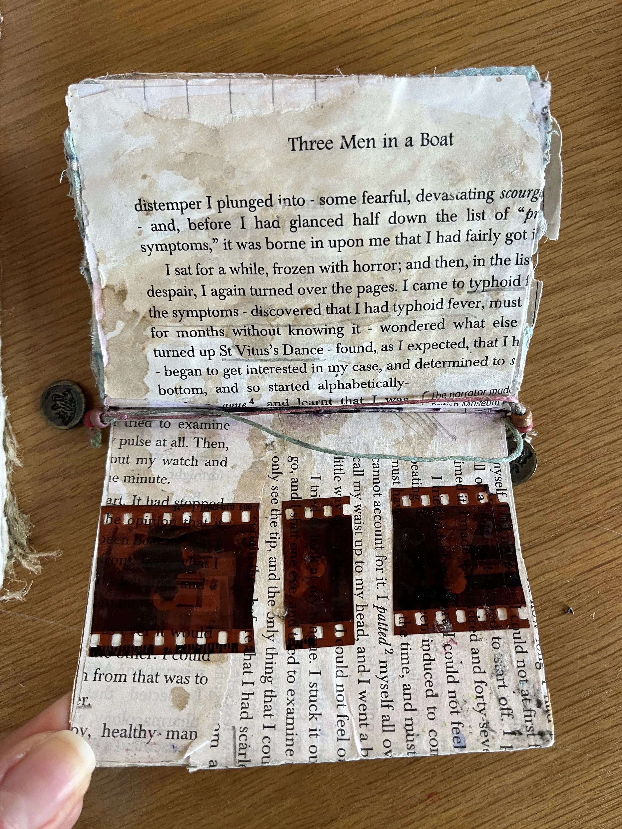 loved this tactile use of film
