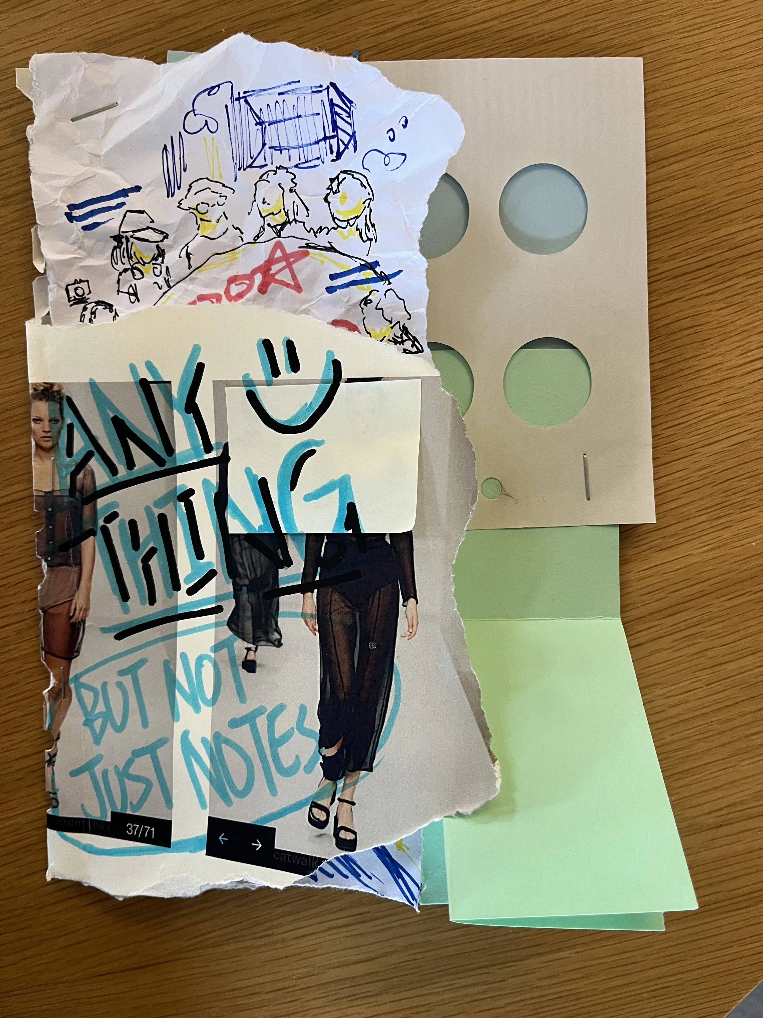one of the sketchbooks made that day