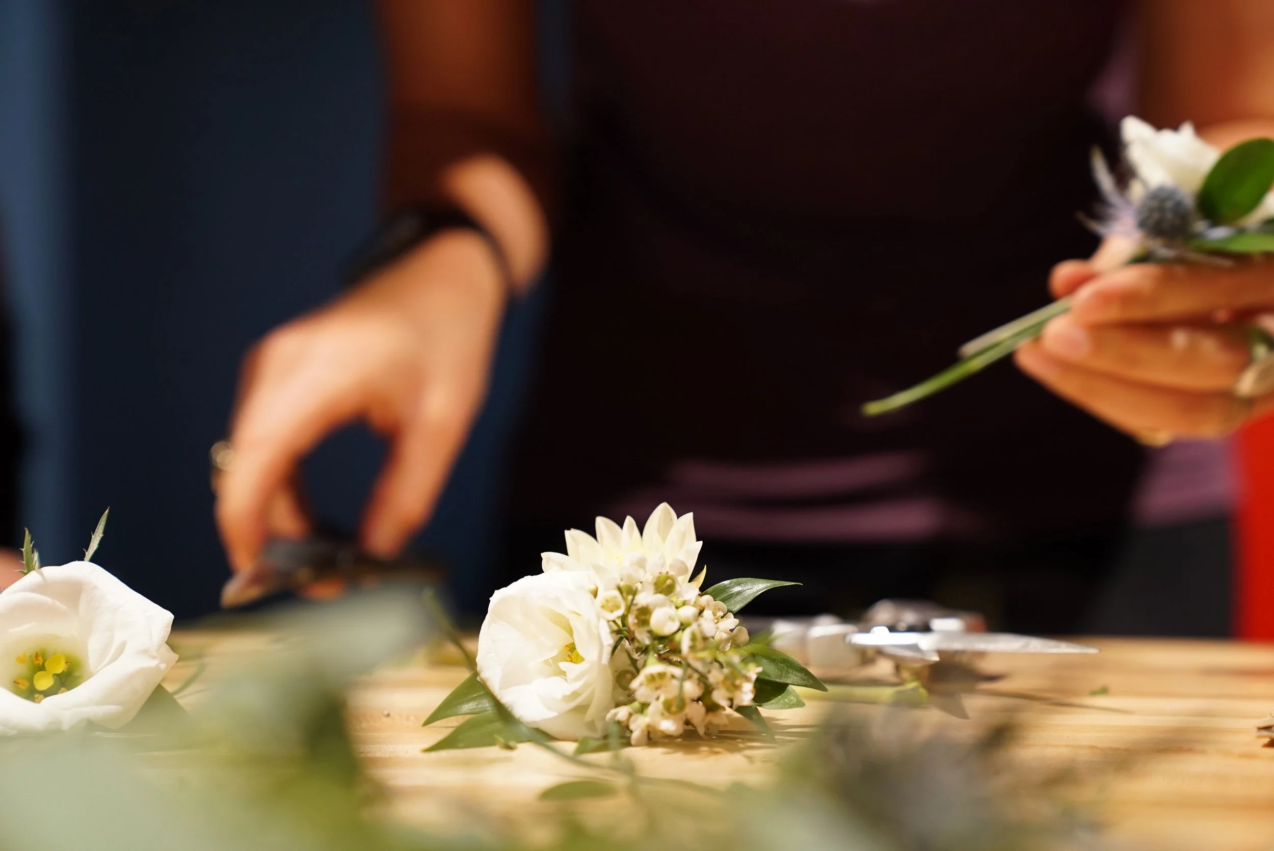  Select, snip, wrap, tie, repeat. 