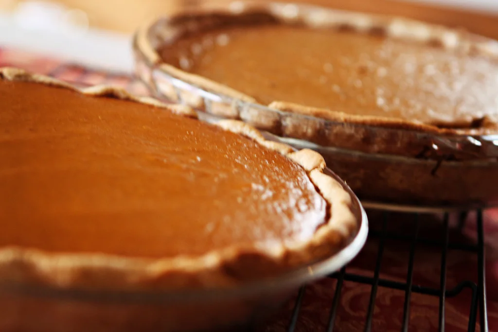 Pumpkin Pie with Pumpkin Seed Crust