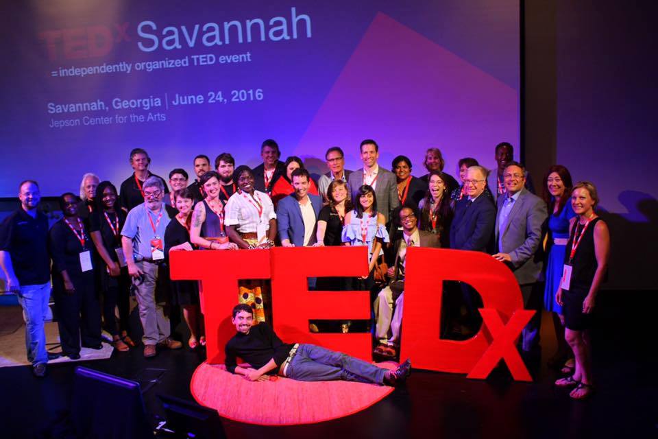 TEDx Savannah - Jepson Center Sound reinforcement, Broadcast Audio and Stage Lighting