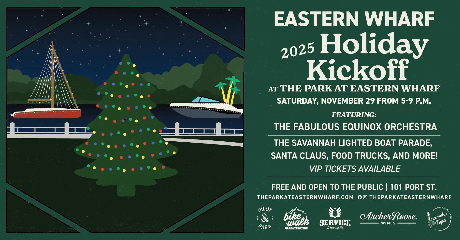 Eastern Wharf 2025 Holiday Kickoff