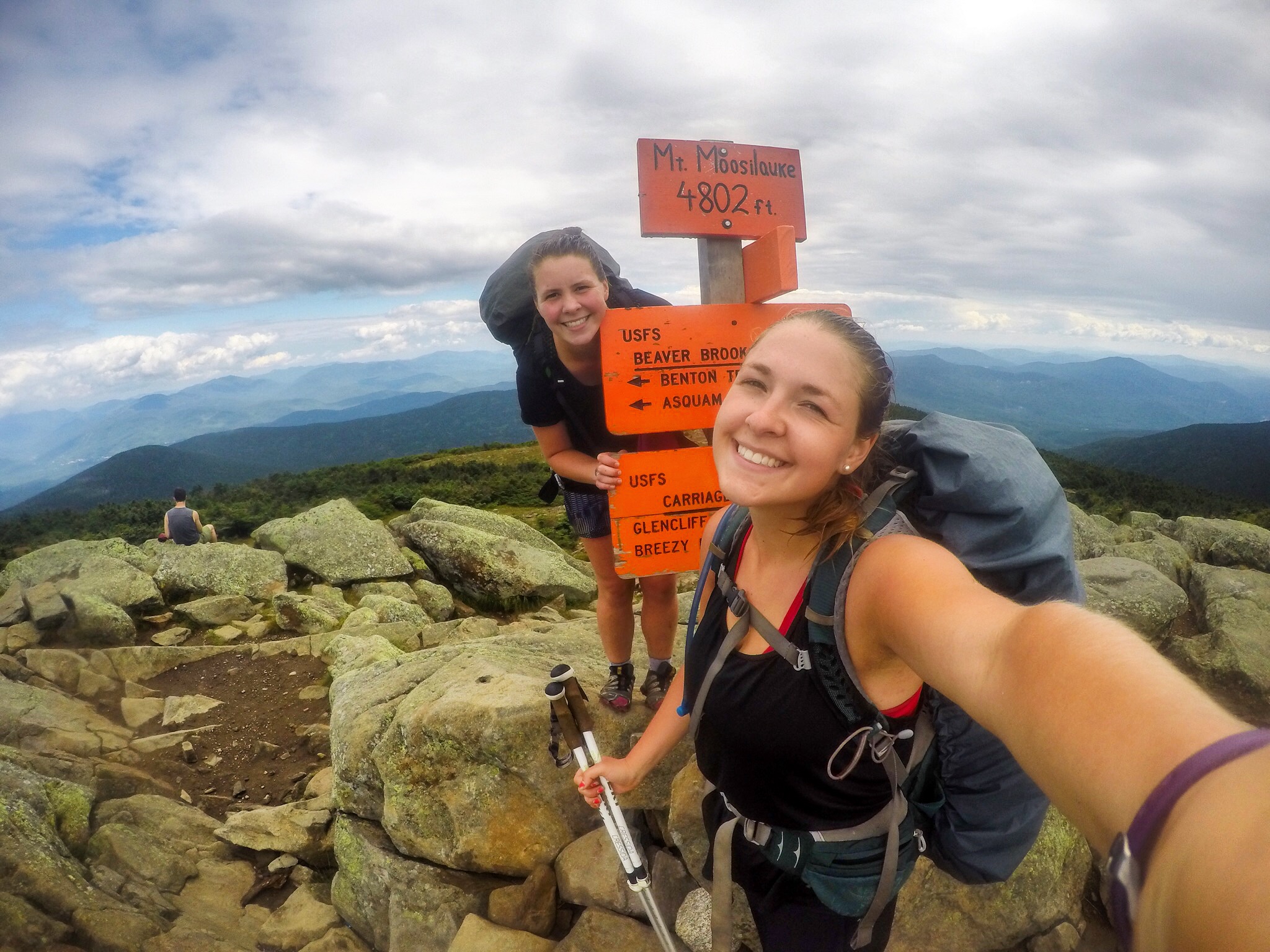 Mt. Moosilauke- our first 4,000 footer since Virginia!