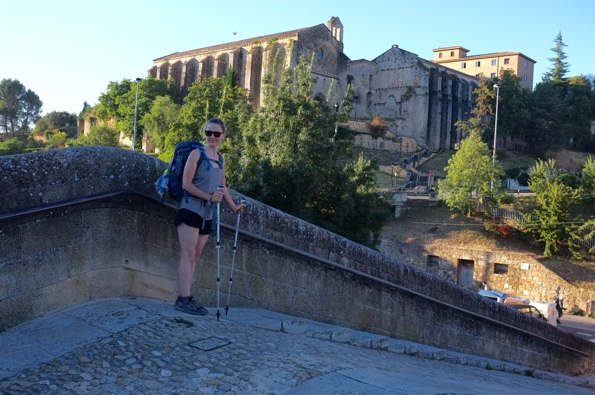 On the bridge leaving Estella