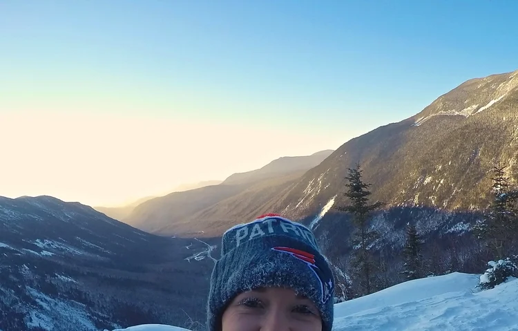 Frozen Eyelashes on Mount Willard