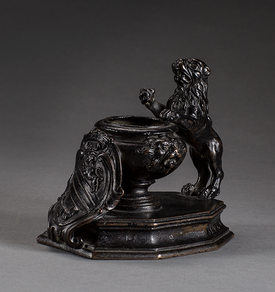 LION INKWELL Italy (Tuscany) circa 1600 Bronze 13.5 x 9 x 11 cm
