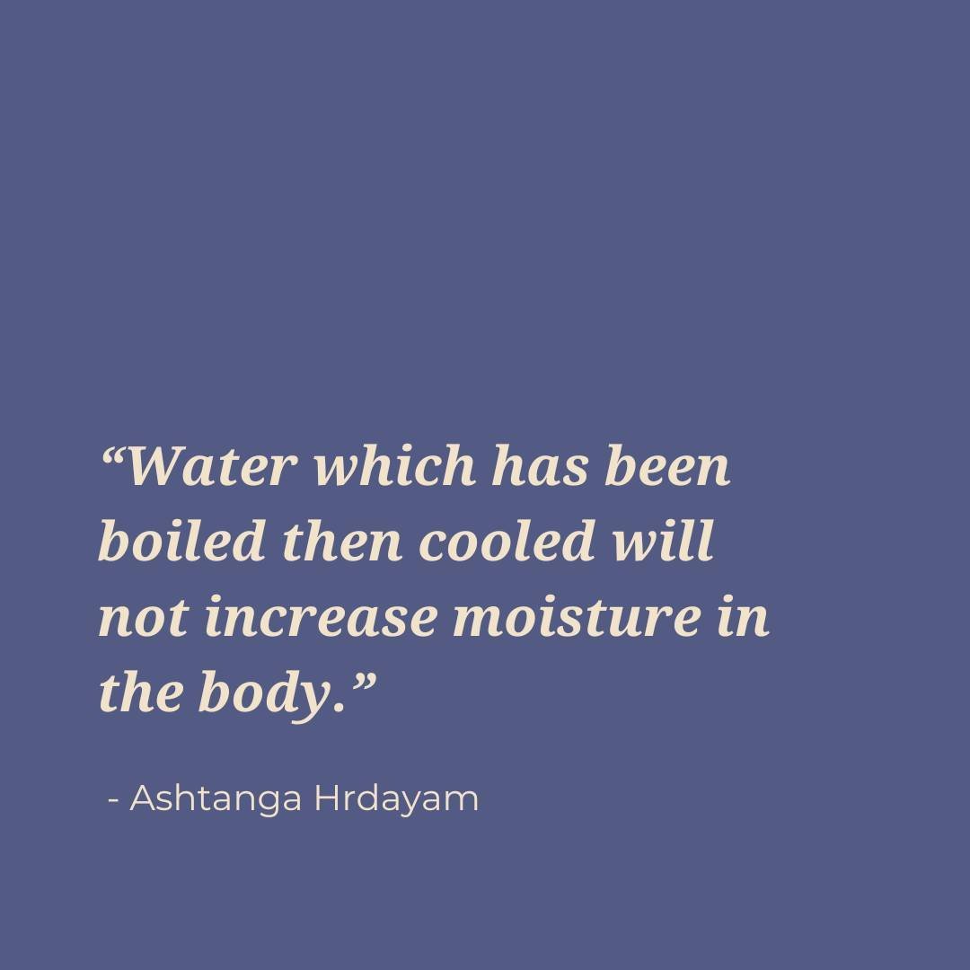 What can we learn from water in Ayurvedic practice? Swipe for more!