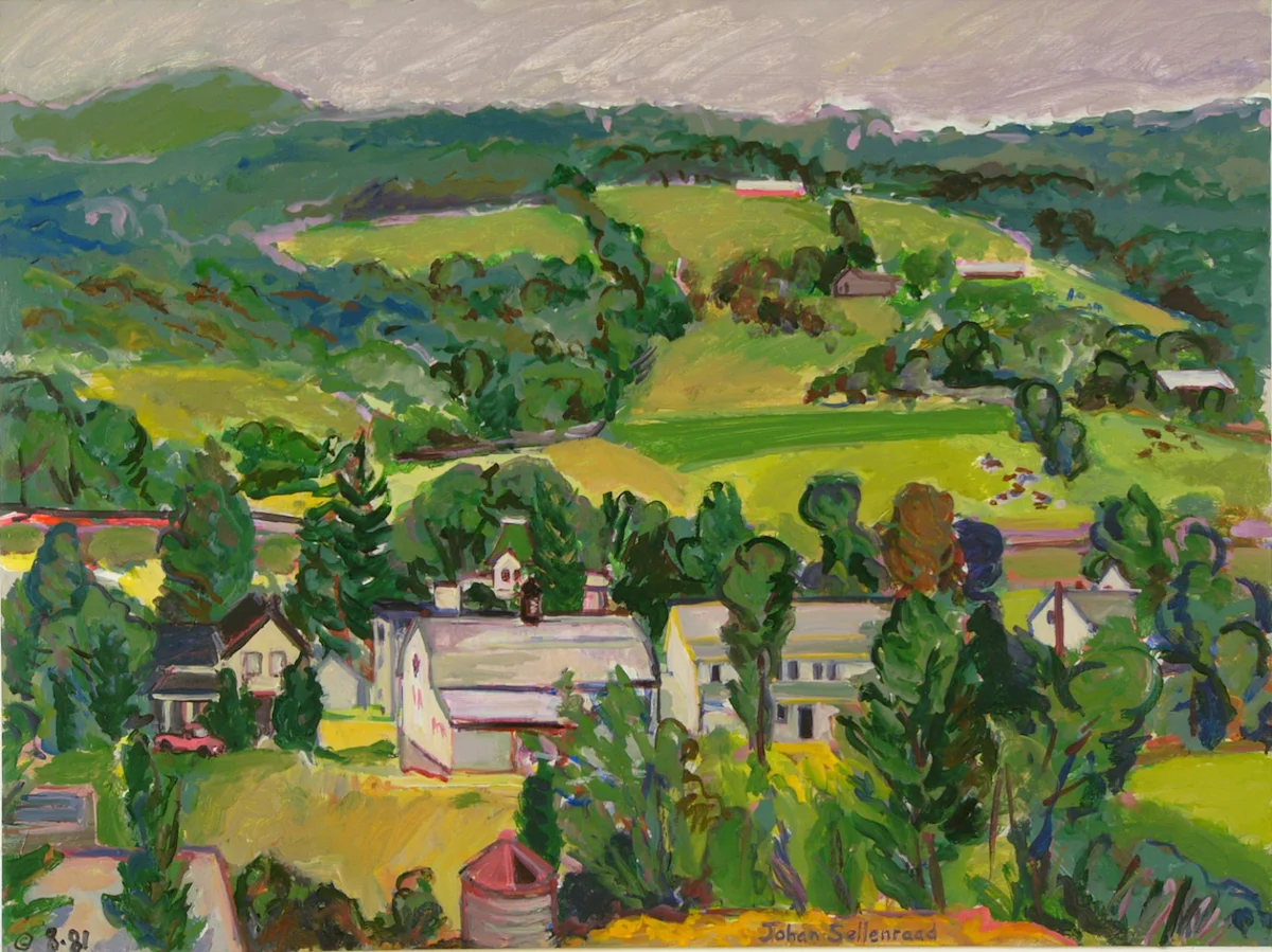 Lexington Overview '81 26x35" ac/c