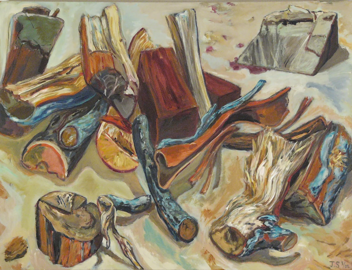 Odd Wood '02 42" x 54" ac/c