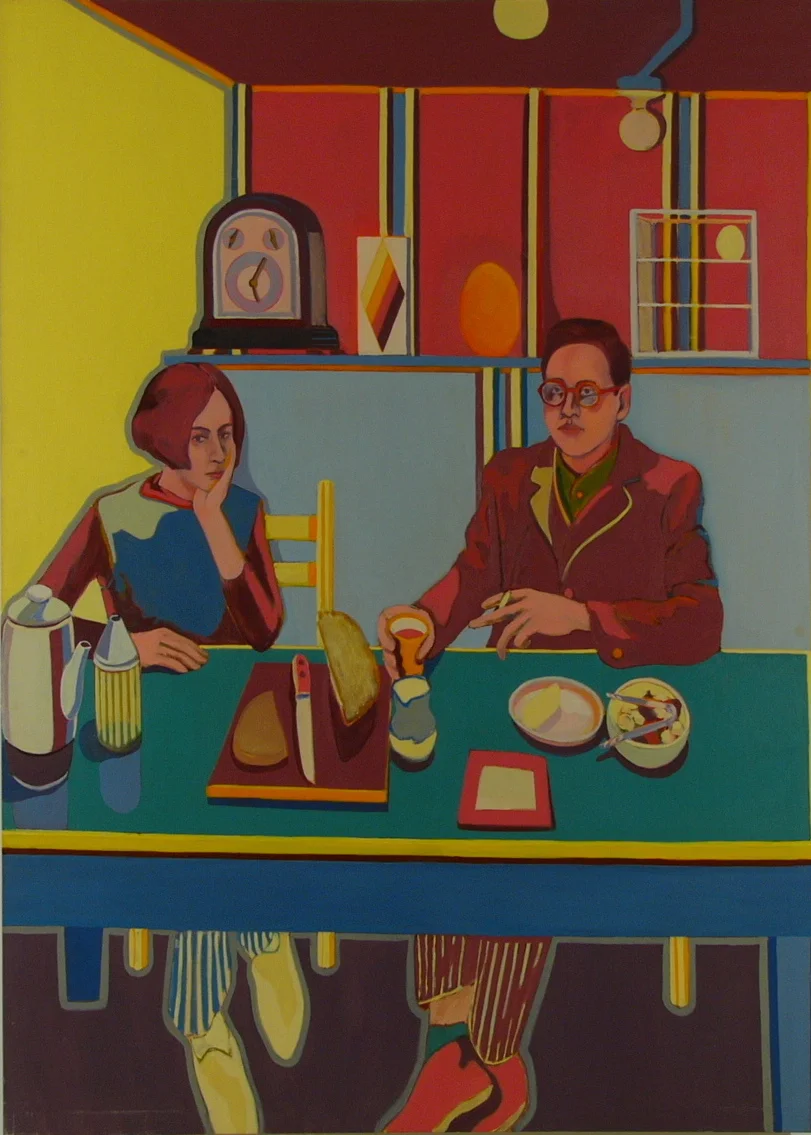 NYC. Ellen & Dick '67 80x57" o/c