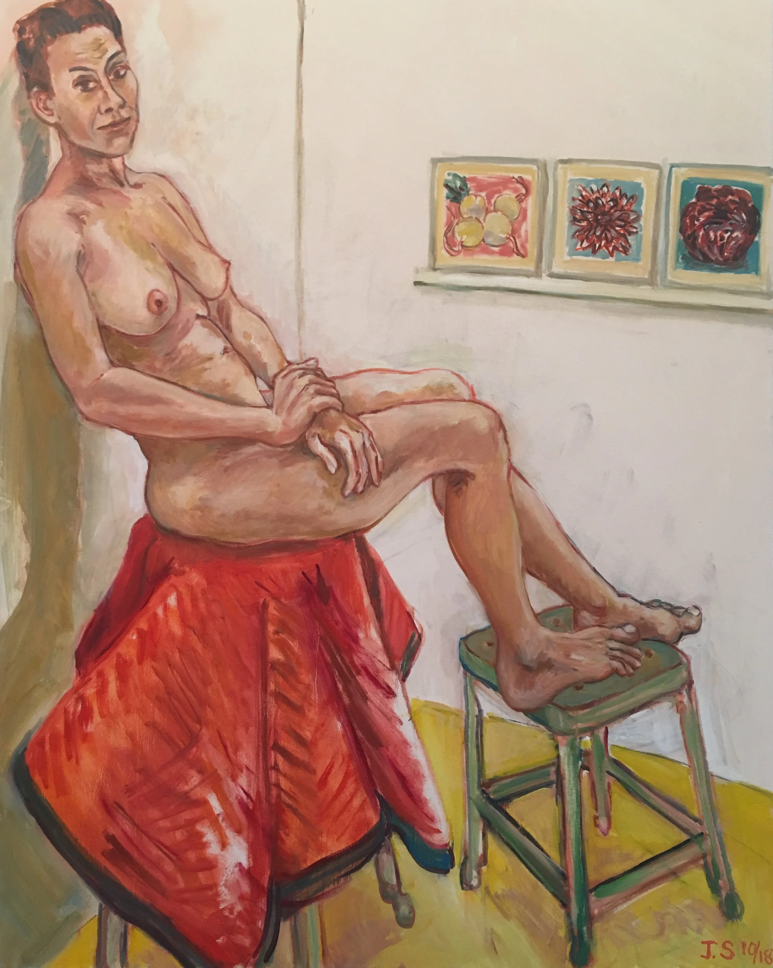 C. Diagonal Recline 10/'18 42x54" o/c.