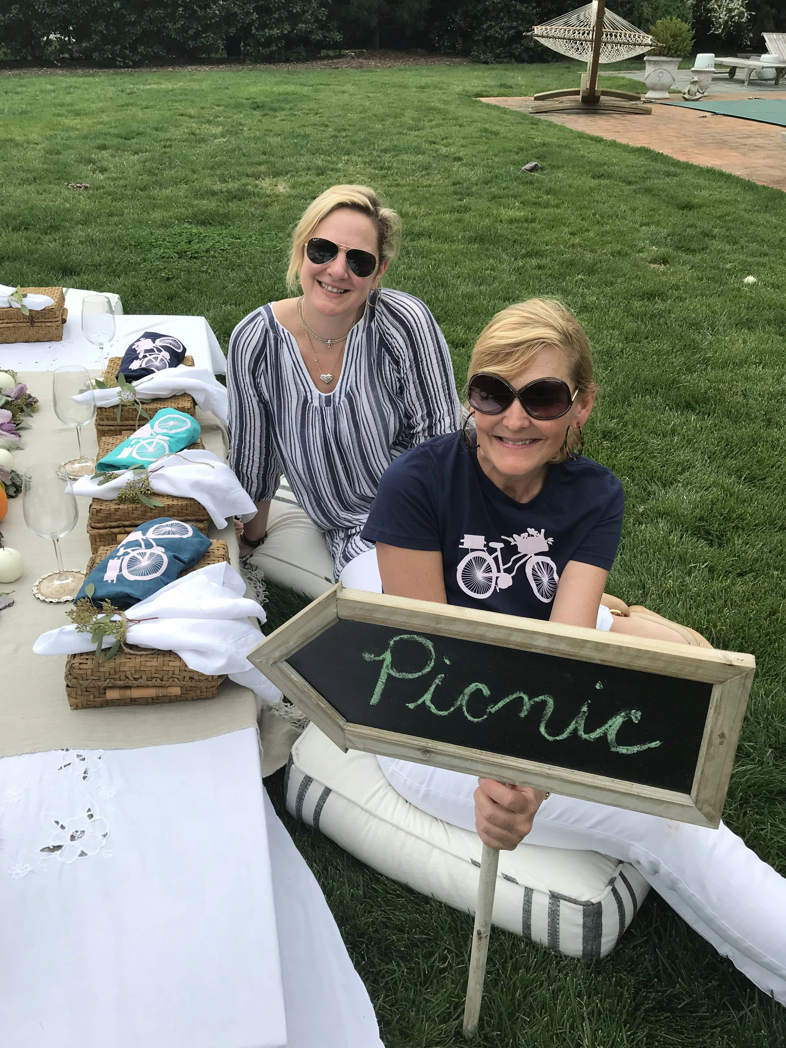 Beth Norfleet and Mary Yvonne Faulkner of Palate Picnics - Inspired Outdoor Gatherings