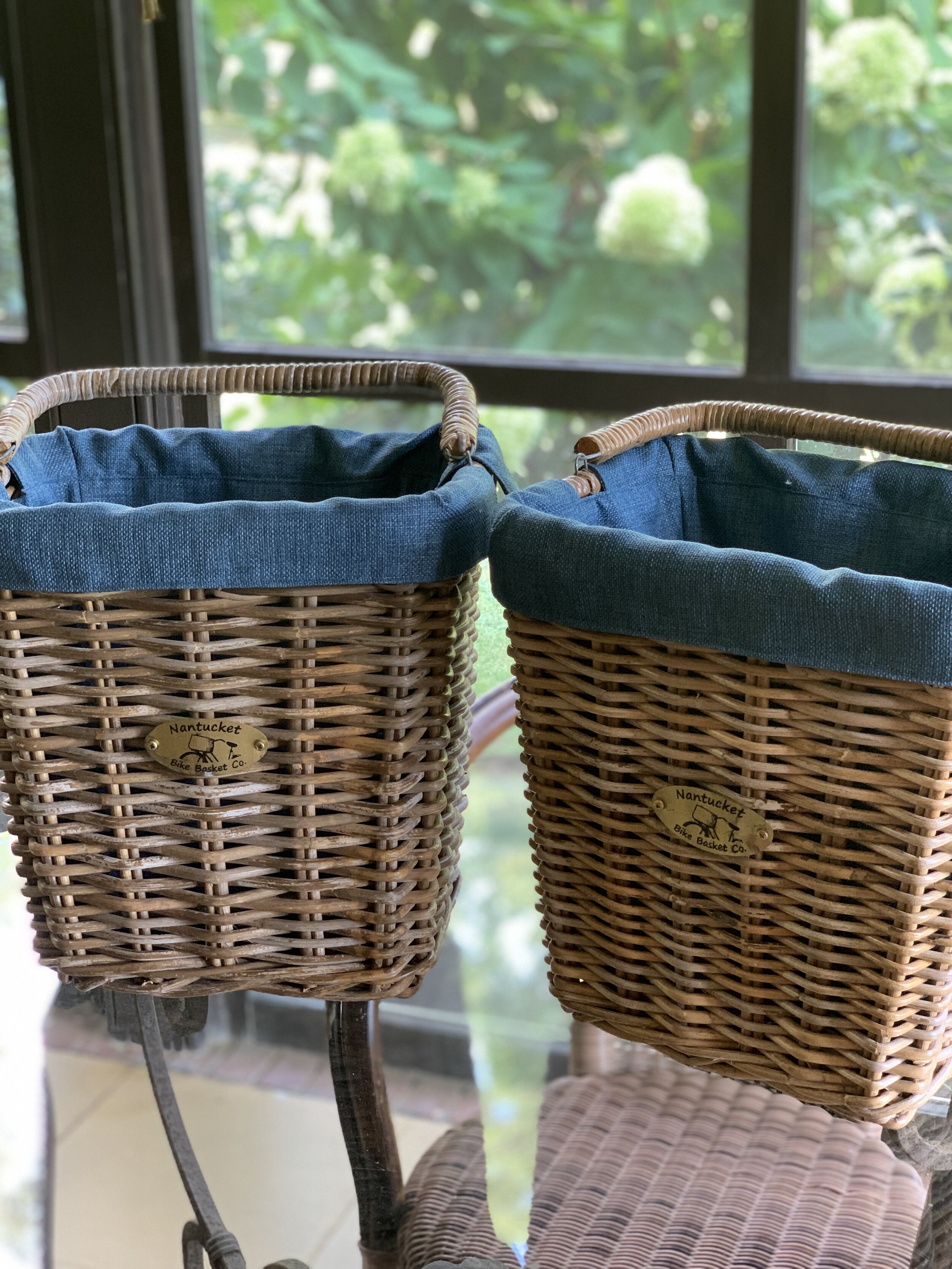 PANNIER BASKET with Optional Custom Liner — BASKET & BIKE