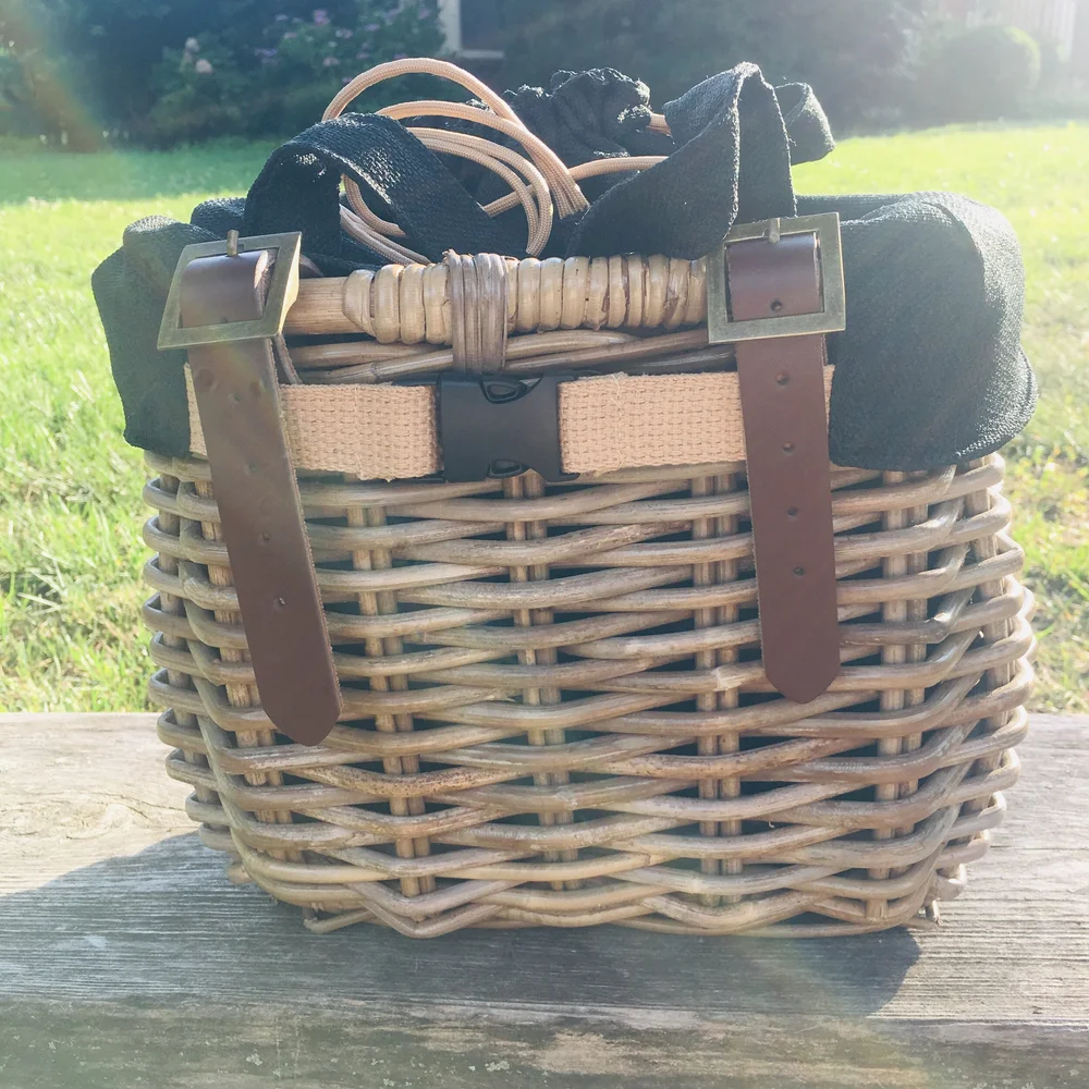Nantucket Bike Basket Co. Surfside Panier en Maille métallique