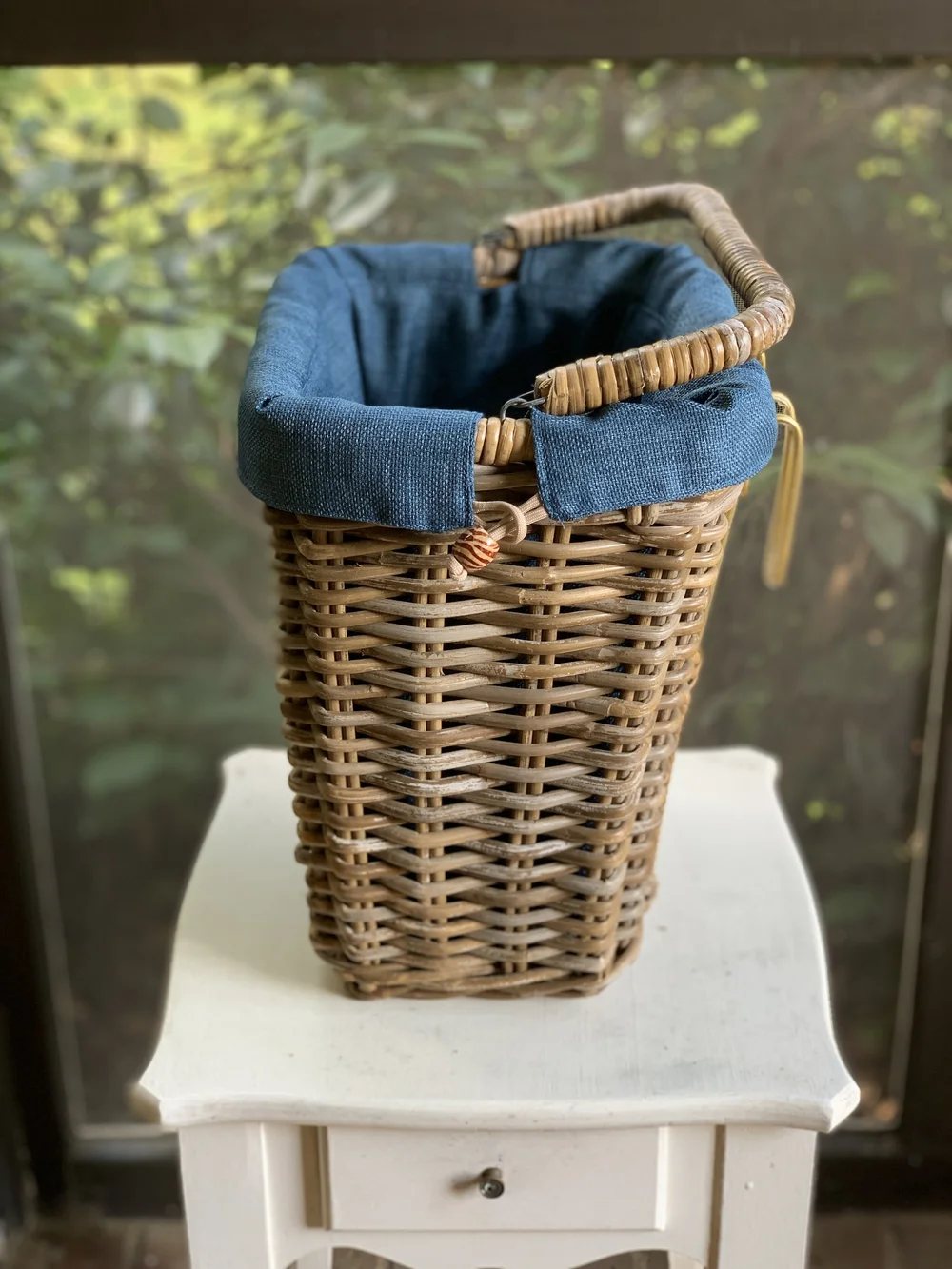 Guidon Vélo Panier Tissage Panier Guidon Panier Vélo Guidon