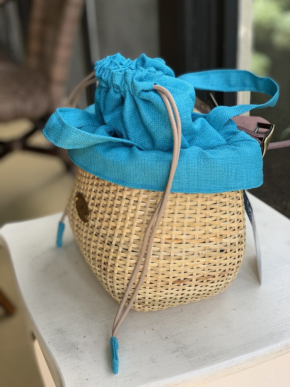 Nantucket Basket Bag  Grayish Purple – Milly & Grace