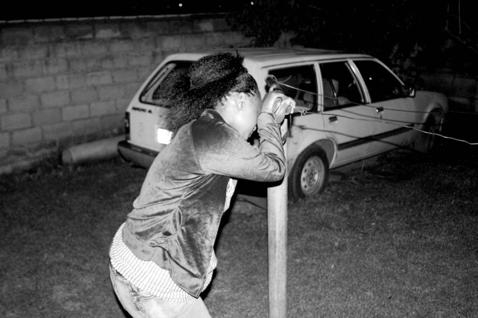 "I thought it could be great, somehow there are similarities in the work I have done with the pictures in these family albums – pictures of uncles with friends, having parties, hanging out in the streets, portraits of them dressed up really nicely, thinking of how we look, all the conventions, and of course, the typical family portraits."