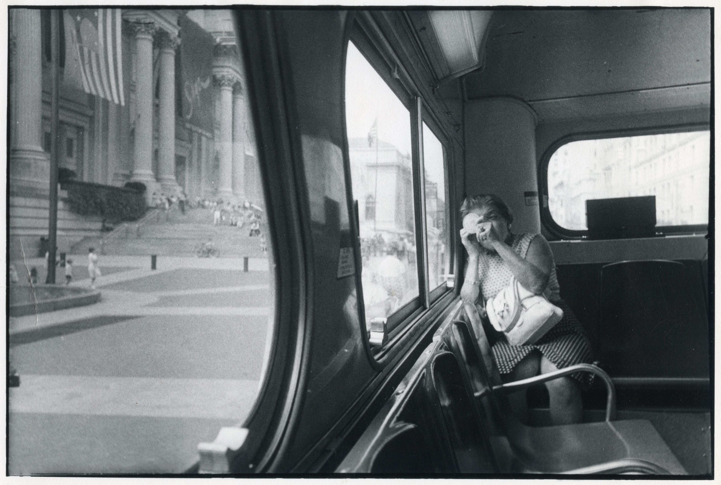 Lady On Bus, New York 1976