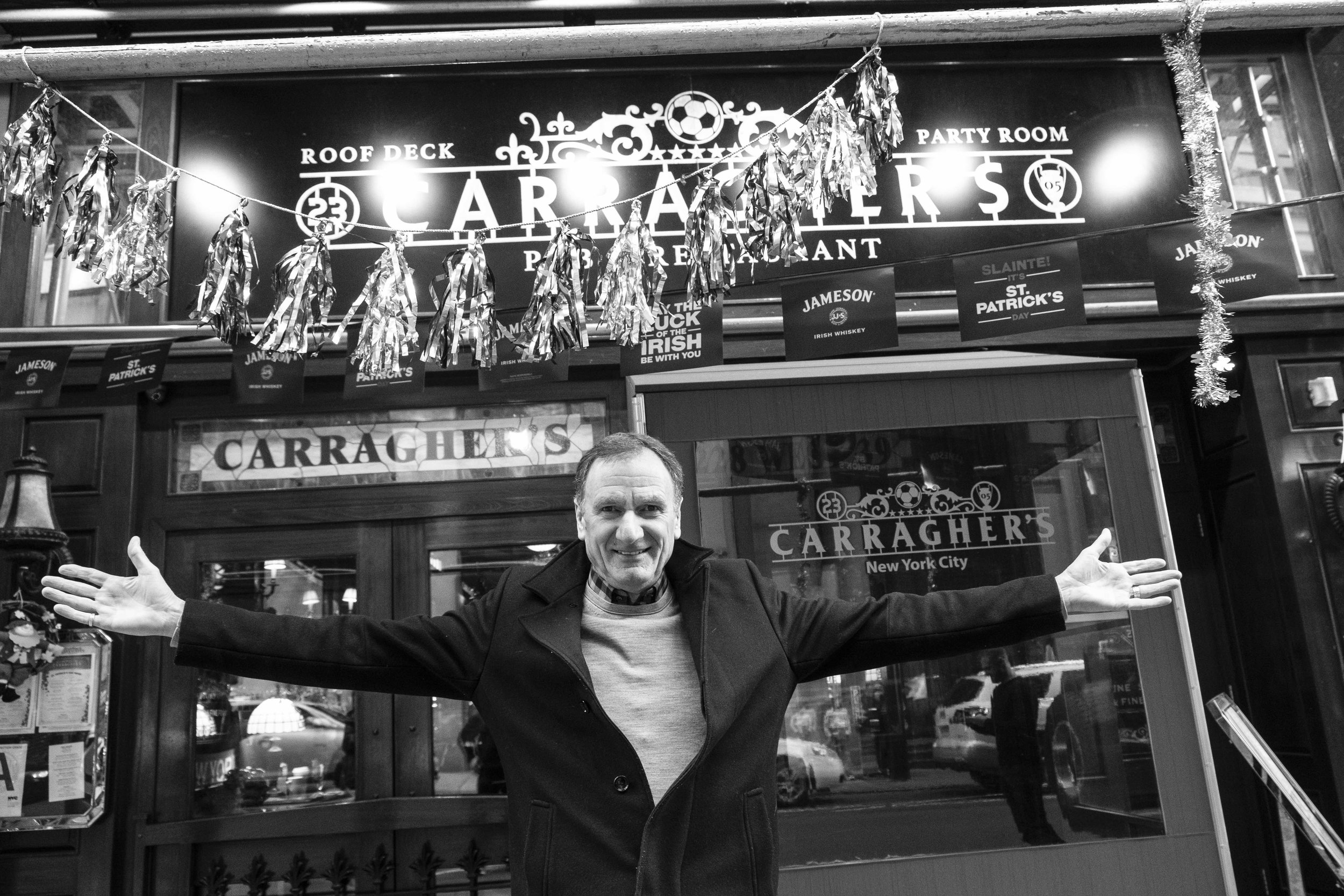 “Thommo” at Carragher’s New York City on St. Patrick’s Day