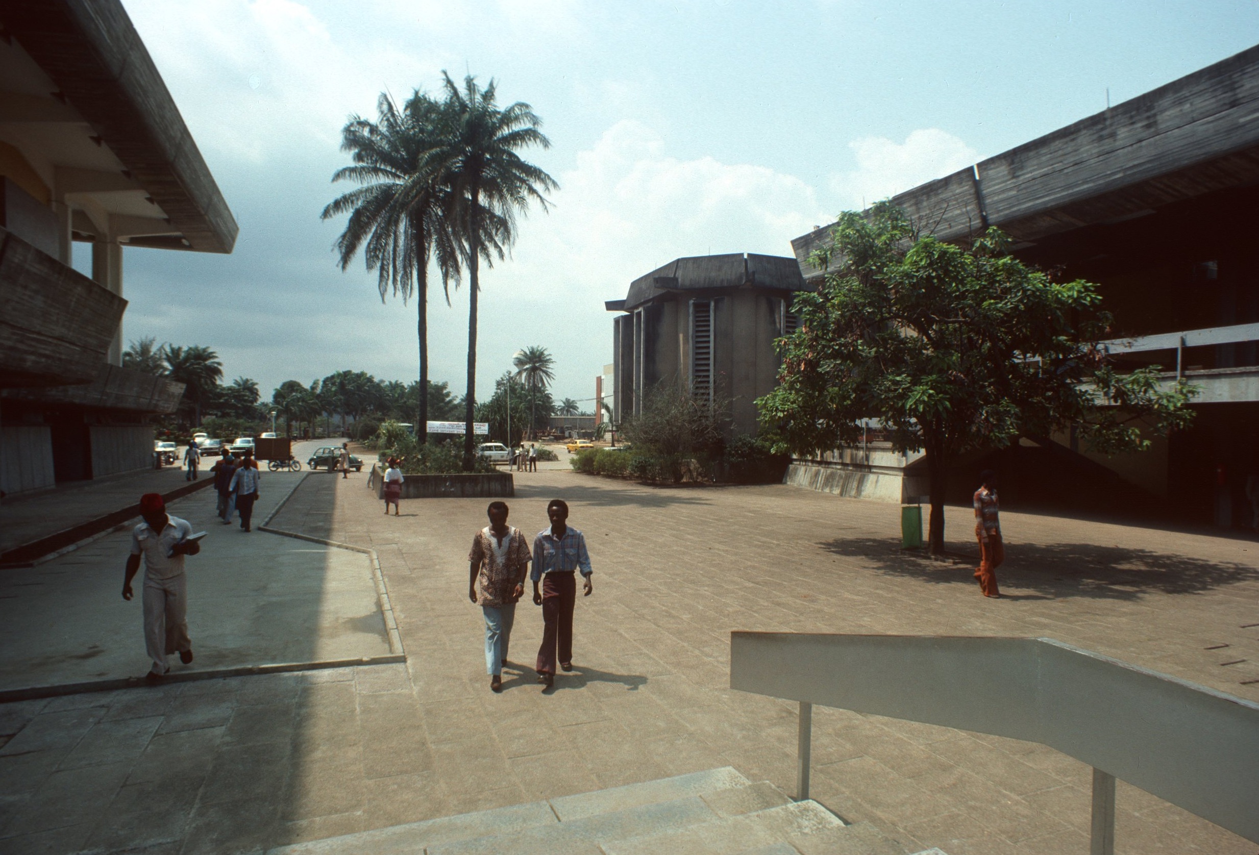 On the campus of the University of Lagos.