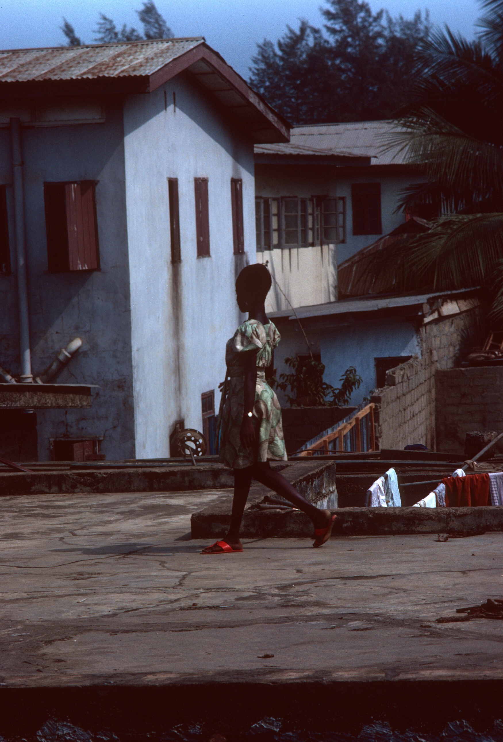 Lagos rooftop.