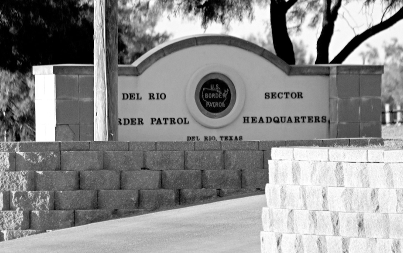 Del Rio Police Patch Amistad Dam Mexico Texas 