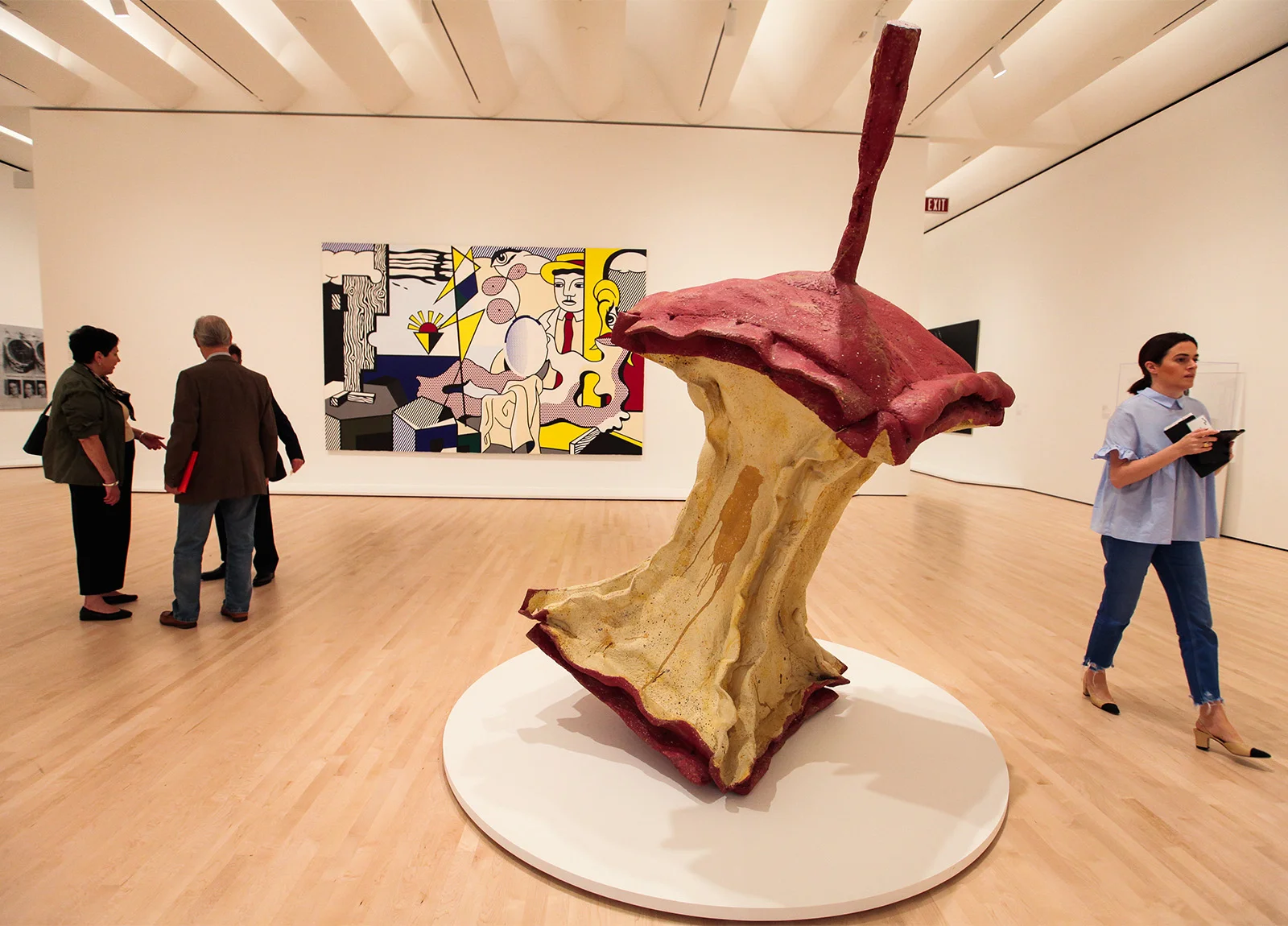 Claes Oldenburg and Coosje van Bruggen , Geometric Apple Core , 1991.