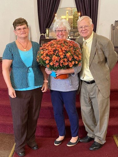 On September 18, 2022, Cynthia Strouse was honored for the many things she does for the church
