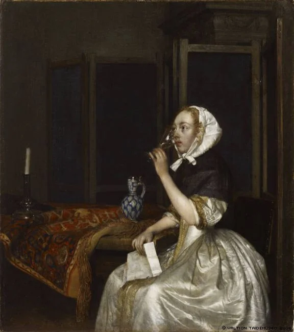 Portrait of a young woman, Terboch