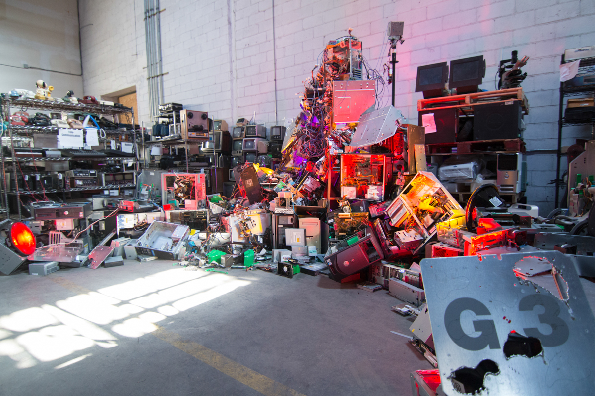 2015-02-20 DIGITAL BEING - FAN Being at GOWANUS E-WASTE WAREHOUSE-3.JPG