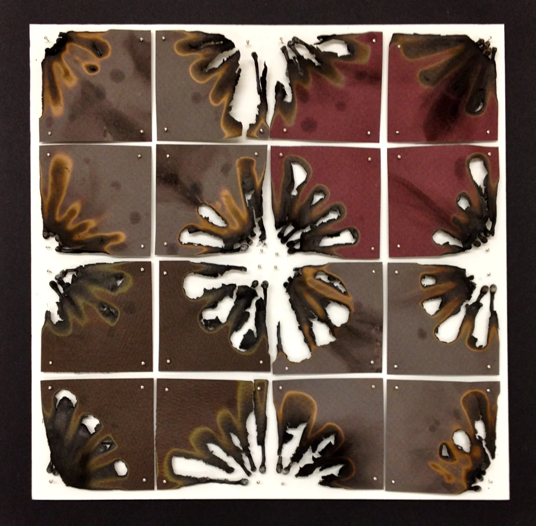 Burn Quilt (Earth Square)