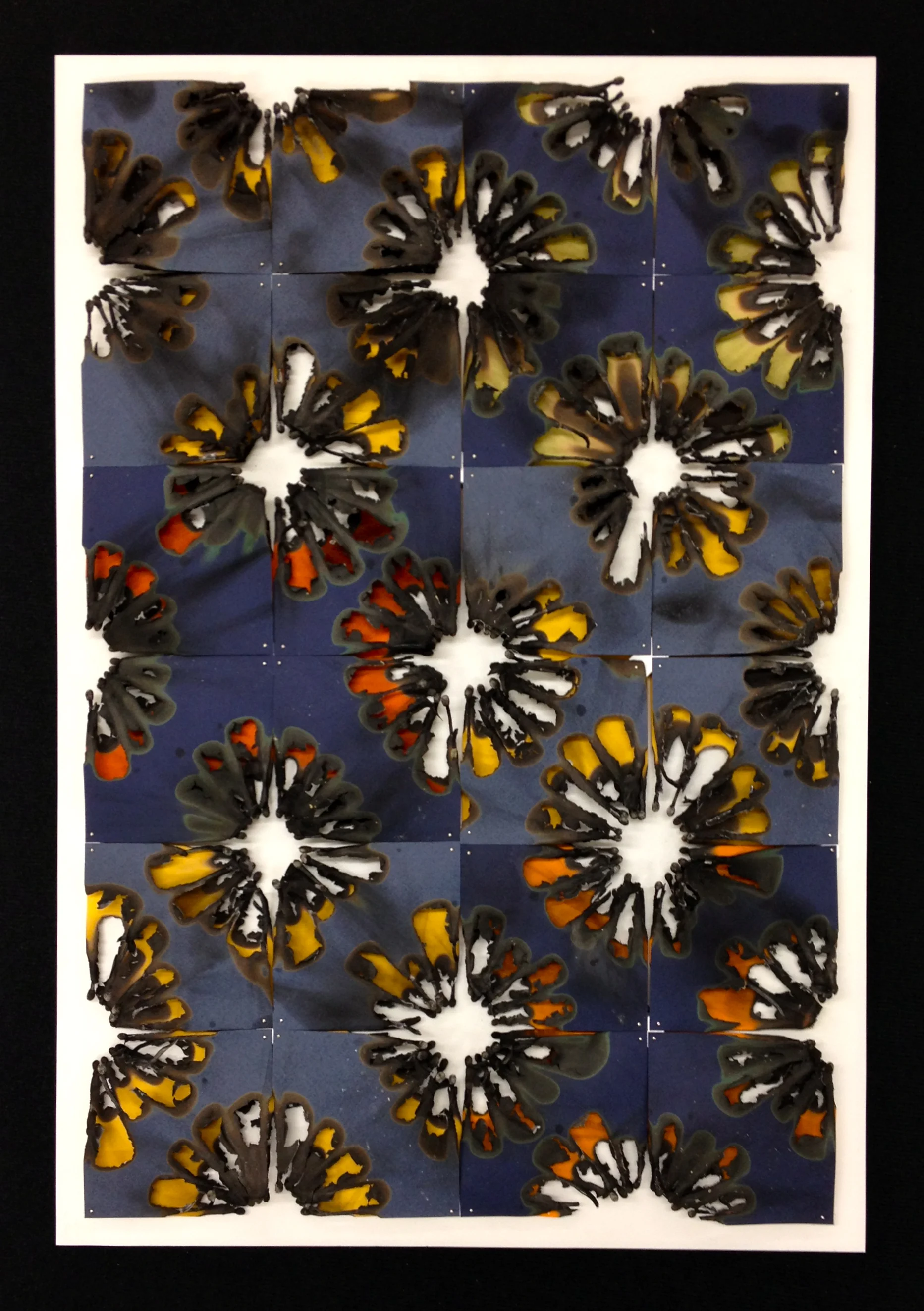 Burn Quilt (Blue/Orange/Anis)