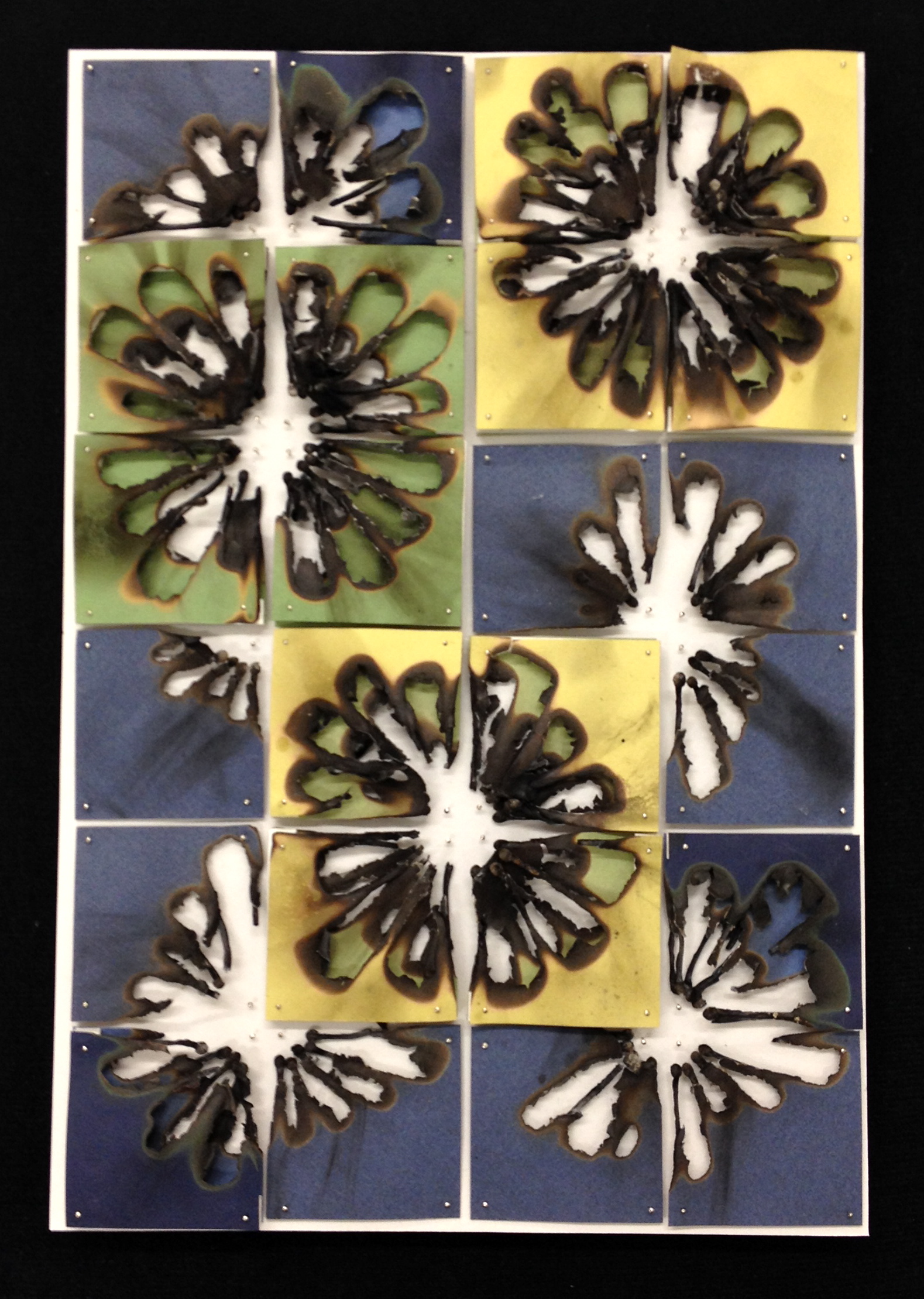 Burn Quilt (Blue/Green/Anis)