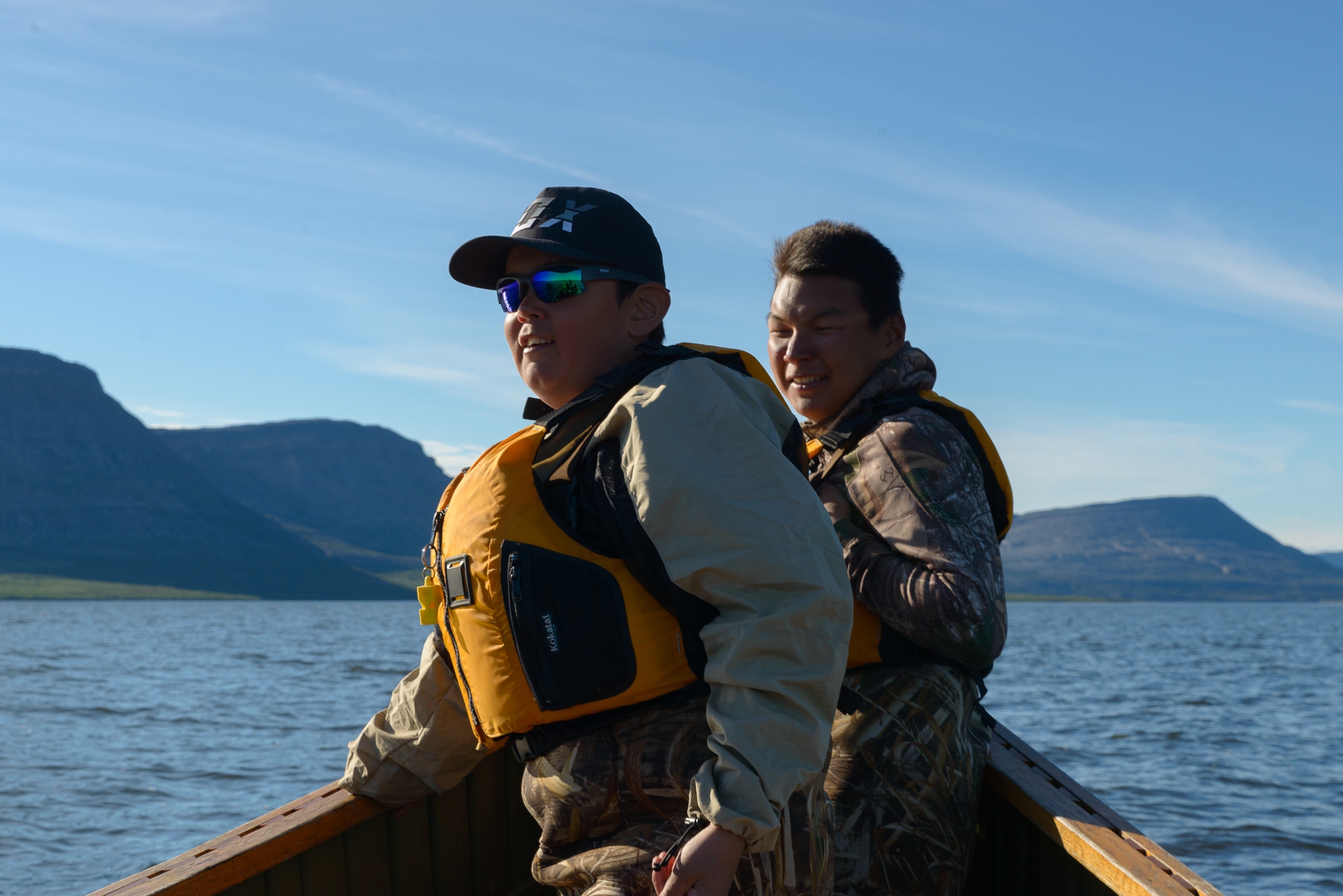 Assistant Park Wardens Samson Crow (age 16), and Nathan Kettler (age 17)