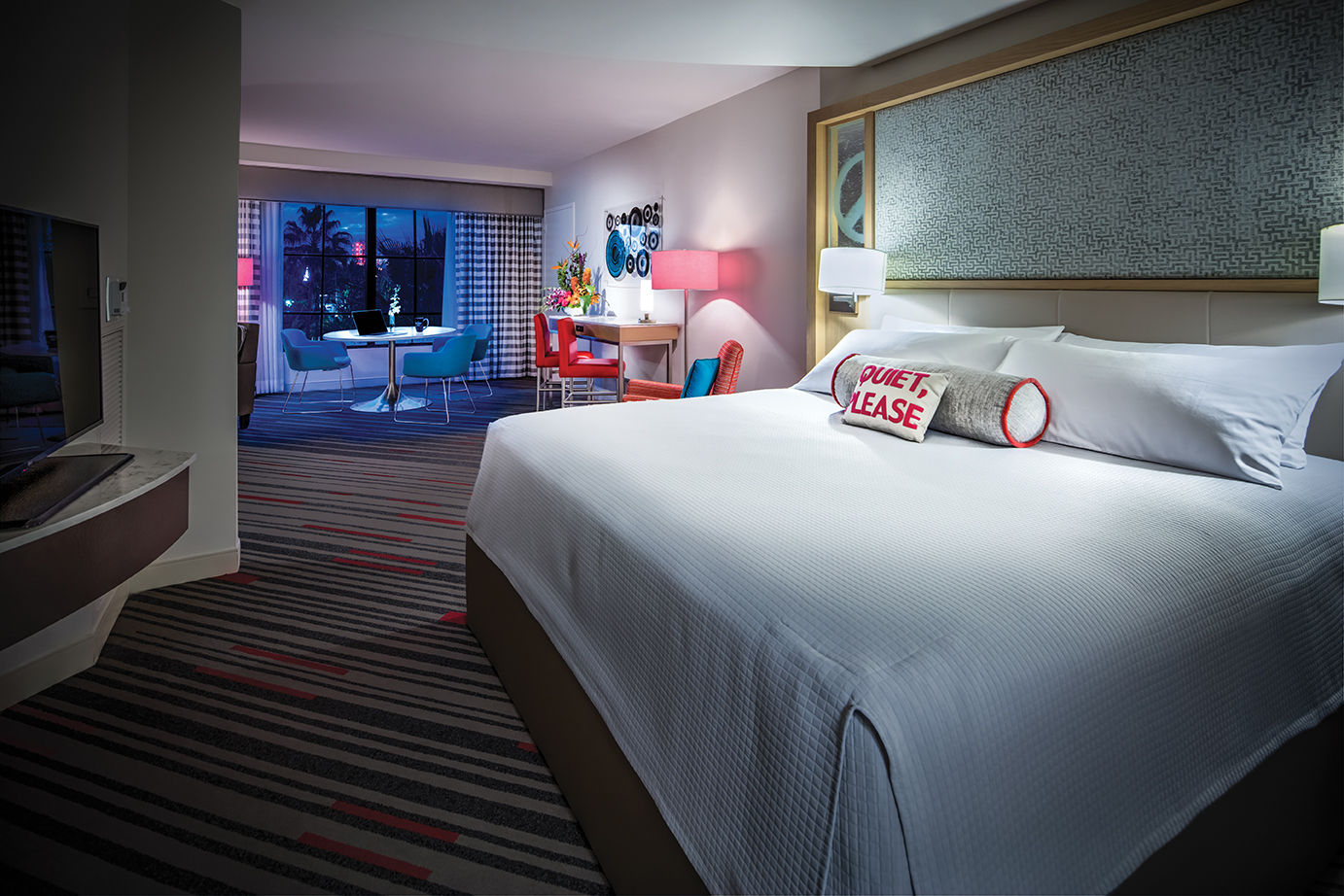 HRH King Suite Bed View.jpg