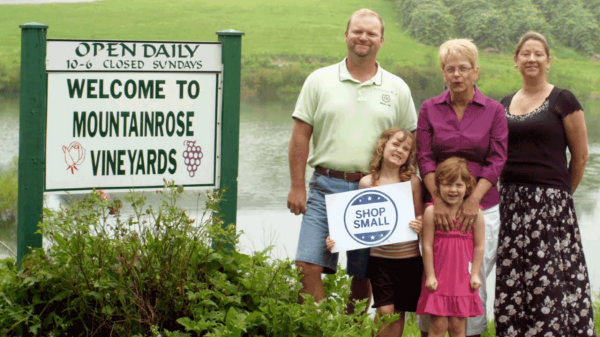 MountainRose Vineyard in Wise County, VA is located on a reclaimed coal mine. Image: Youtube/American Express