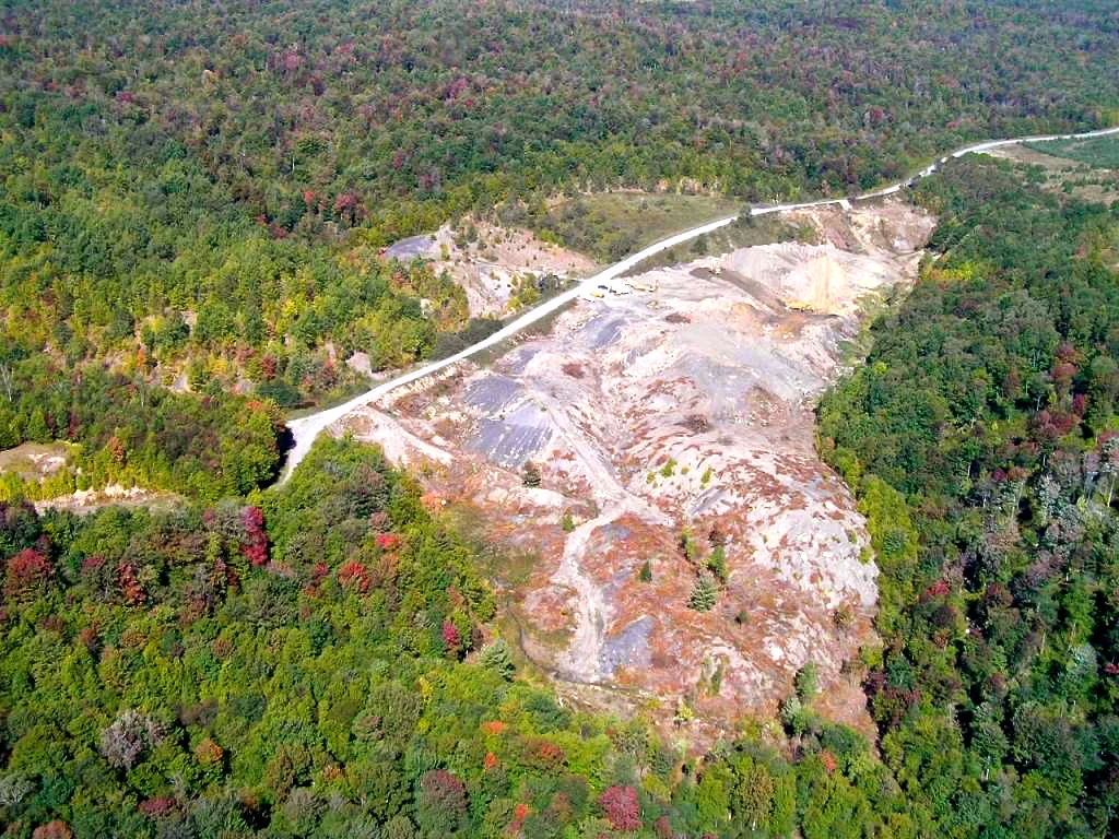 Kempton abandoned mine before reclamation. WV. Credit: WV DEP