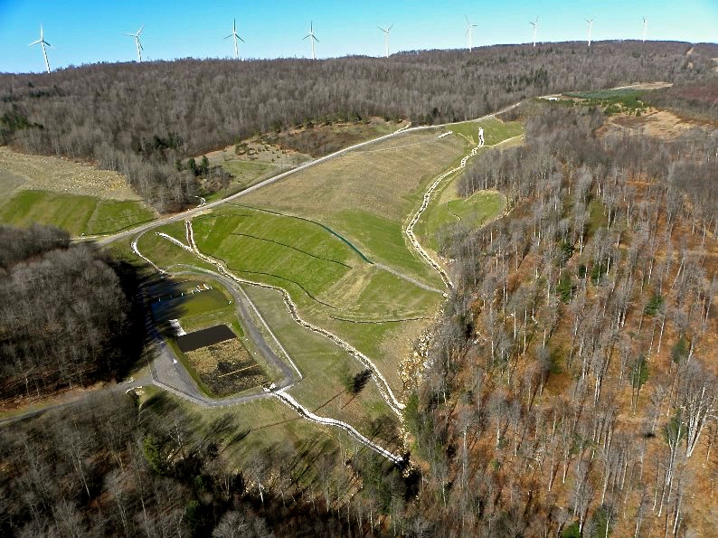 Kempton abandoned mine after reclamation. WV. Credit: WV DEP