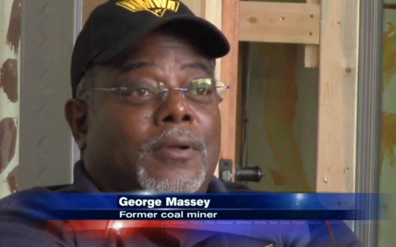 George Massey, retired UMWA coal miner and resident of Harlan County, KY. Image & quote: WYMT News